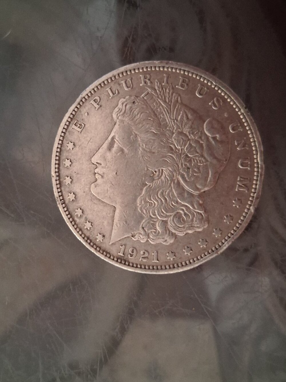 1921 US Morgan Silver Dollar